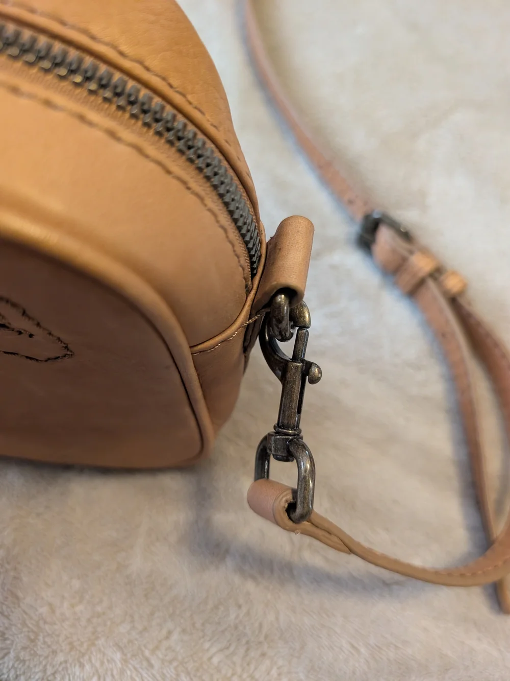 American Company Crossbody with matching card wallet.